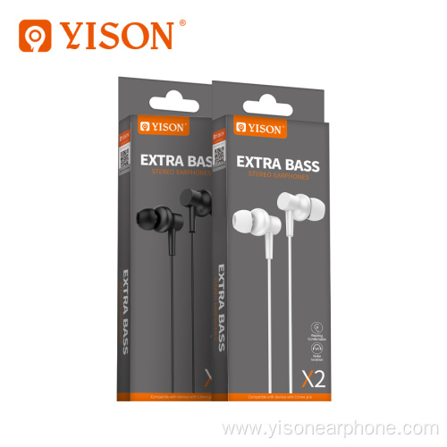 YISON Earphones Headphones With Bass and Microphone